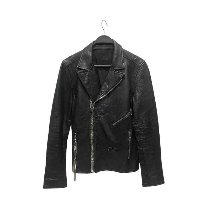 Casual Knitwear RTA/Leather Jkt/S/Leather/BLK/RTA WITH CROSS CHAIN