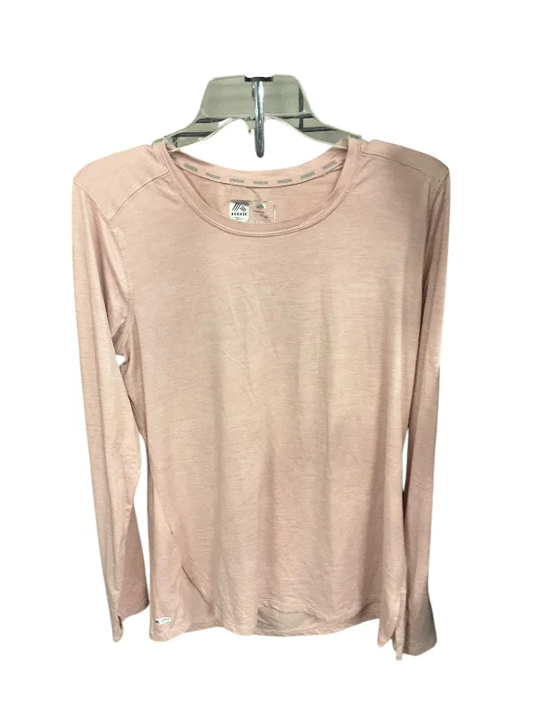 Timeless Apparel Athletic Top Long Sleeve Crewneck By Rbx In Pink, Size: L
