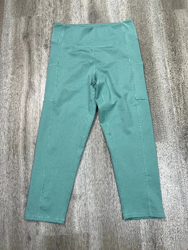 Streetwear Look Athletic Leggings By MARIKA  In Green, Size: L