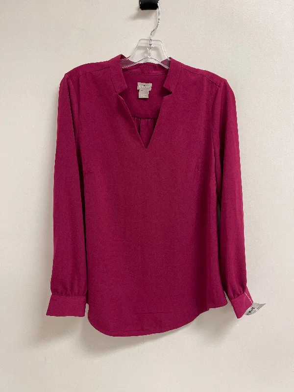 Top Long Sleeve By Chicos In Purple, Size: S