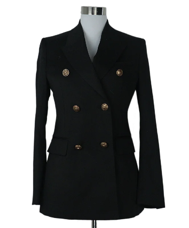 Relaxed Wear Golden Goose Black Wool Blazer sz 4