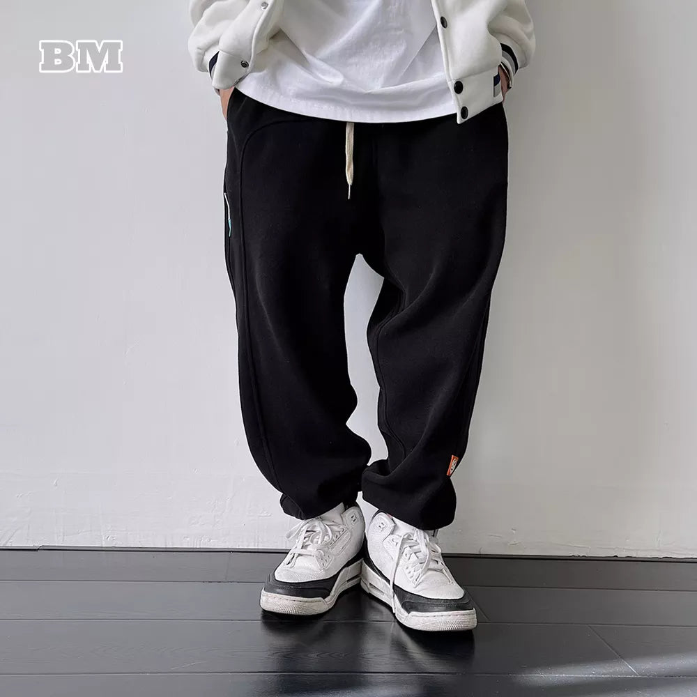 Solid Color Harem Sweatpants Streetwear Casual Sports Pants