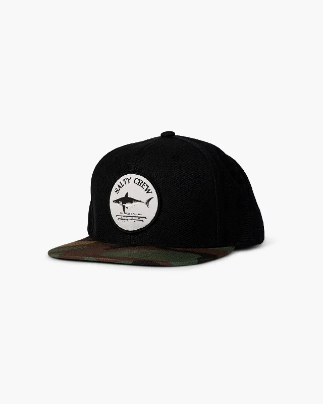 Soft Layers Bruce 6 Panel - Black Camo