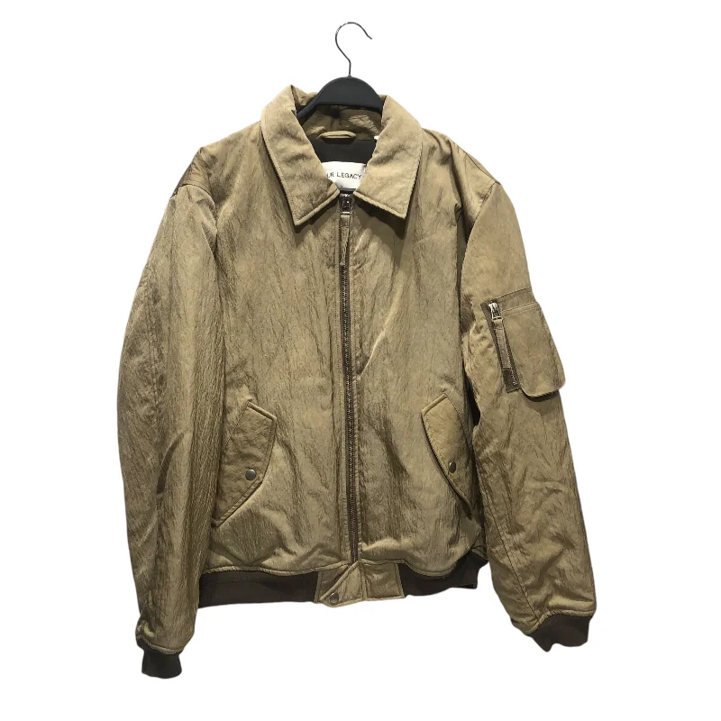 OUR LEGACY/Flight Jkt/52/Nylon/BEG/BOMBER FLIGHT JACKET