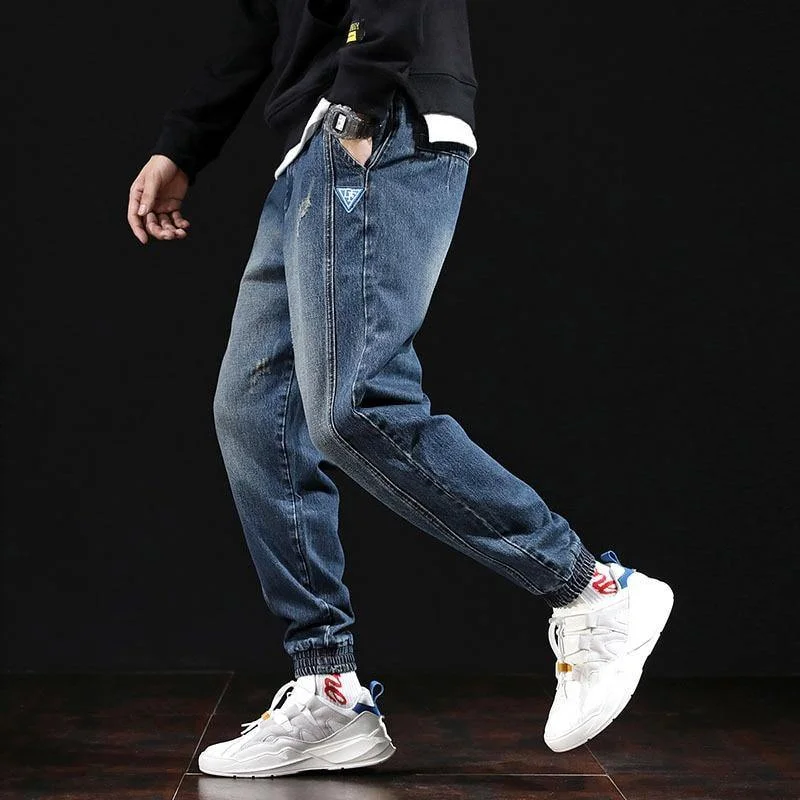 Timeless Style Spring Men's Loose Fit Casual Loose Jeans