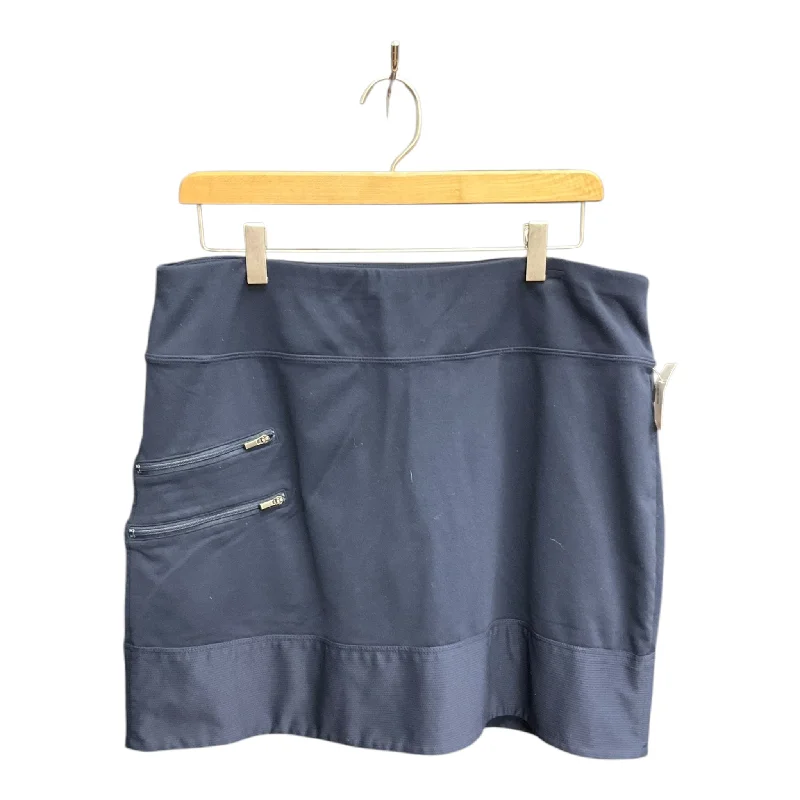 Everyday Essentials Athletic Skort By Athleta In Navy, Size: L