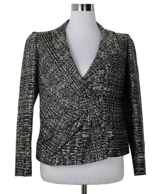 Valentino B&W Print Blazer sz 6