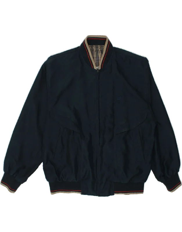 Classic Wear BEYOND Mens Bomber Reversible Jacket UK 40 Large Navy Blue