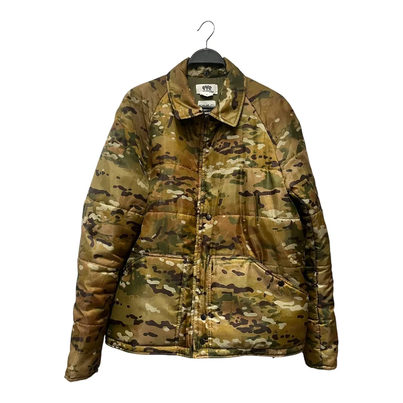 eYe COMME des GARCONS JUNYA WATANABE MAN/Puffer Jkt/XL/Nylon/GRN/Camouflage/