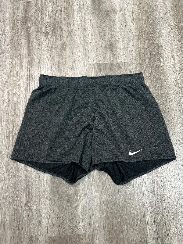 Athletic Shorts By Nike Apparel In Grey, Size: L