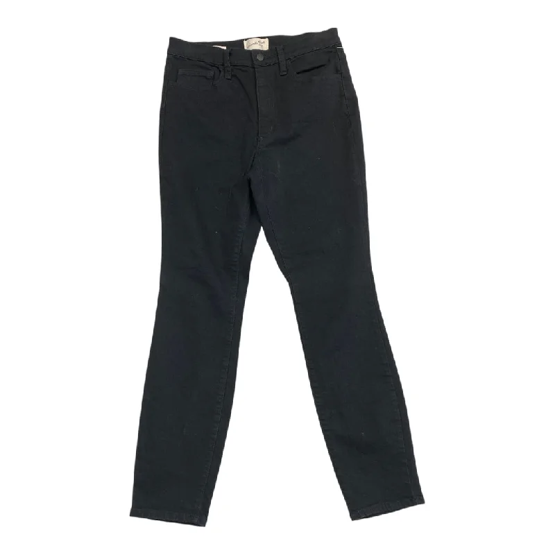 Effortless Style Jeans Skinny By Universal Thread In Black Denim, Size: 8