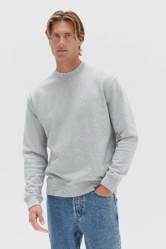 Laid-Back Wear Mens Stacked Crew