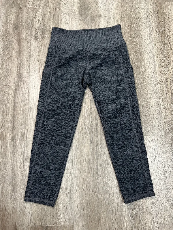 Sporty Styles Athletic Leggings By Kirkland In Grey, Size: M