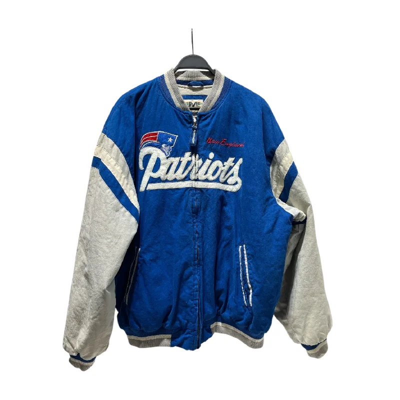 MIRAGE/Baseball Jkt/XXL/Cotton/BLU/