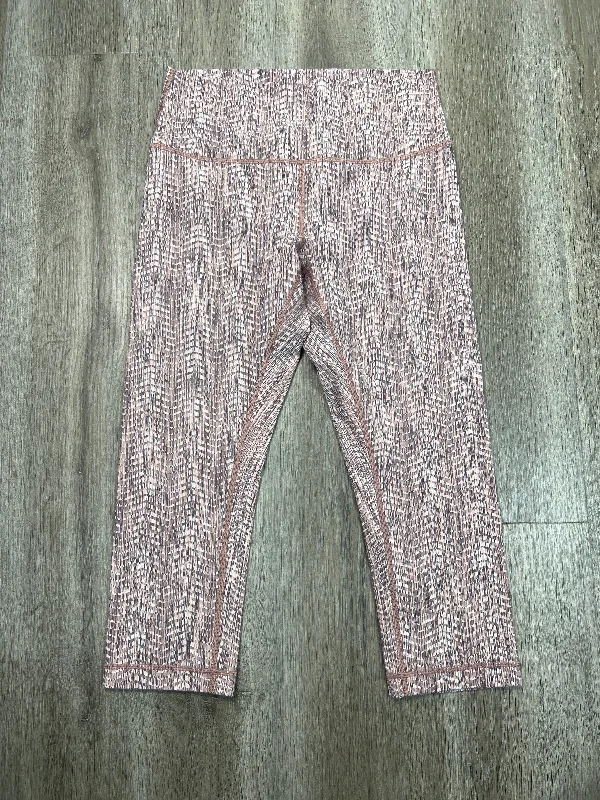 Athletic Leggings By Lululemon In Pink, Size: M