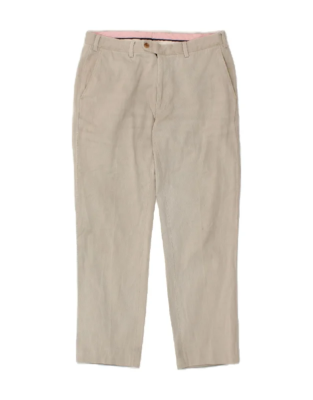Easy Fashion GANT Mens Regular Suit Trousers IT 50 Large W32 L29 Beige