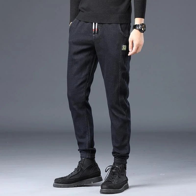 Premium Comfort Men's Cotton Jeans With Slack Bottom