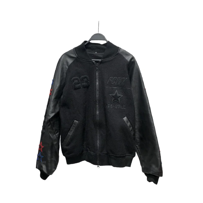 FLIGHT CLUB/Leather Jkt/XL/Leather/BLK/ LIMITED EDITION VARSITY