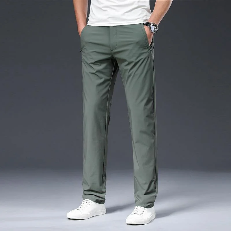 Men's Casual Nylon Solid Color Pants