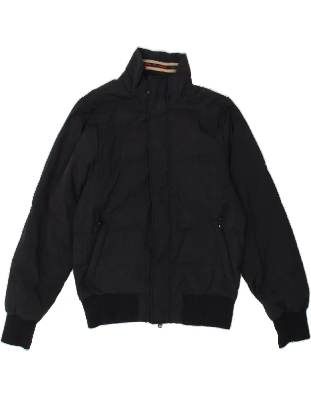 Sports Pants ARMANI JEANS Mens Padded Jacket EU 46 Small Navy Blue Polyamide