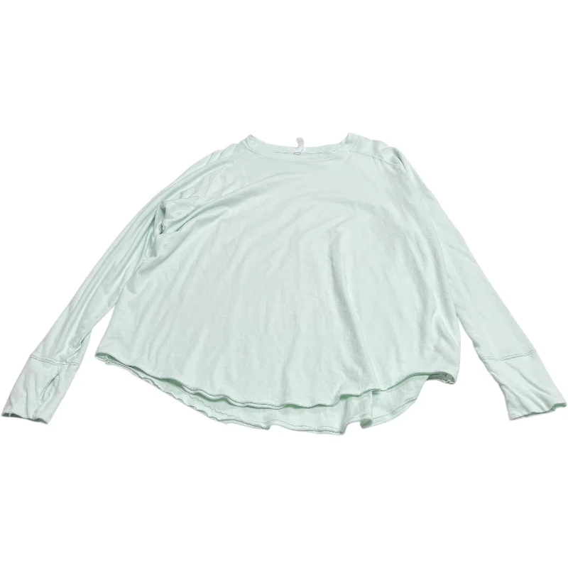 Athletic Top Long Sleeve Crewneck By Zella In Green, Size: L