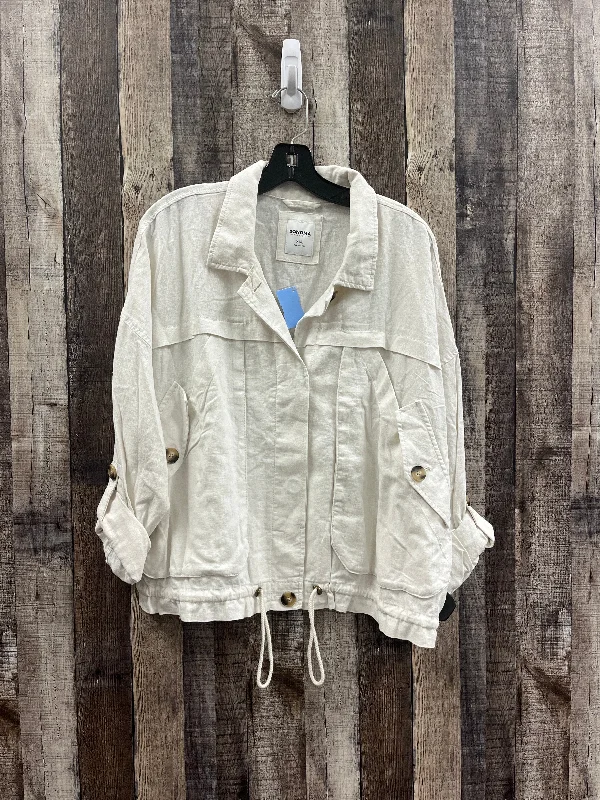 Cool Casuals Top Long Sleeve By Sonoma In White, Size: Xxl