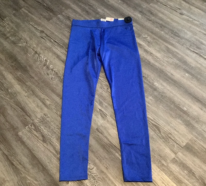 Cool Casuals Blue Athletic Leggings Pink, Size M