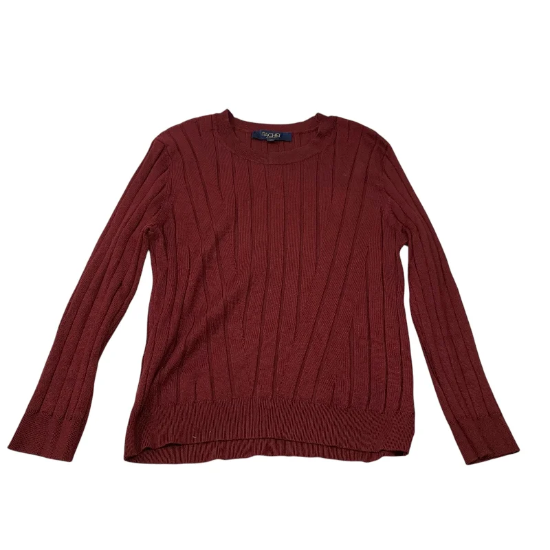 Practical Clothing Top Long Sleeve By Rachel Roy In Red, Size: M