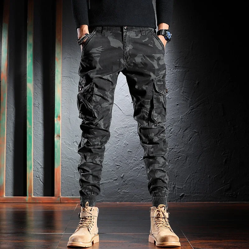 Functional Wear Men's Fashion Streetwear Camouflage Cargo Pants