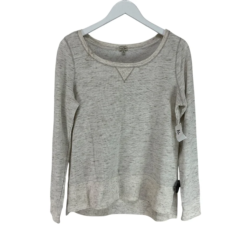 Cozy Fit Top Long Sleeve By Chip And Pepper In Cream, Size: M