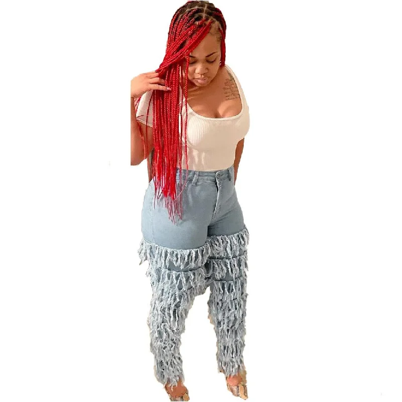 Essential Wardrobe New Jeans Women's Multi-layer