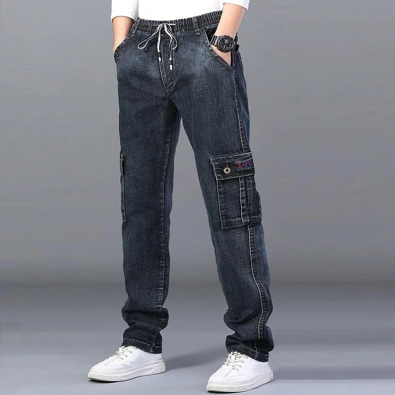 Essential Wardrobe Men's High Waist Loose Fit Jeans