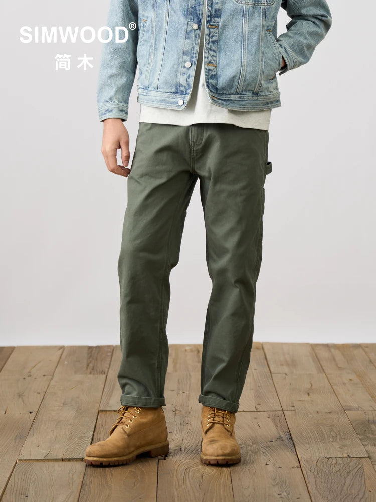 Sporty Trends Loose Tapered Cargo Pants with Carpenter Tactical Hiking Work Trousers