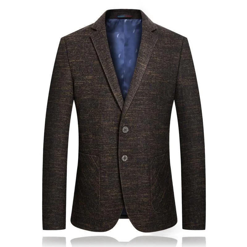 Premium Outfits Men Blazer - Marl Vintage Blazer