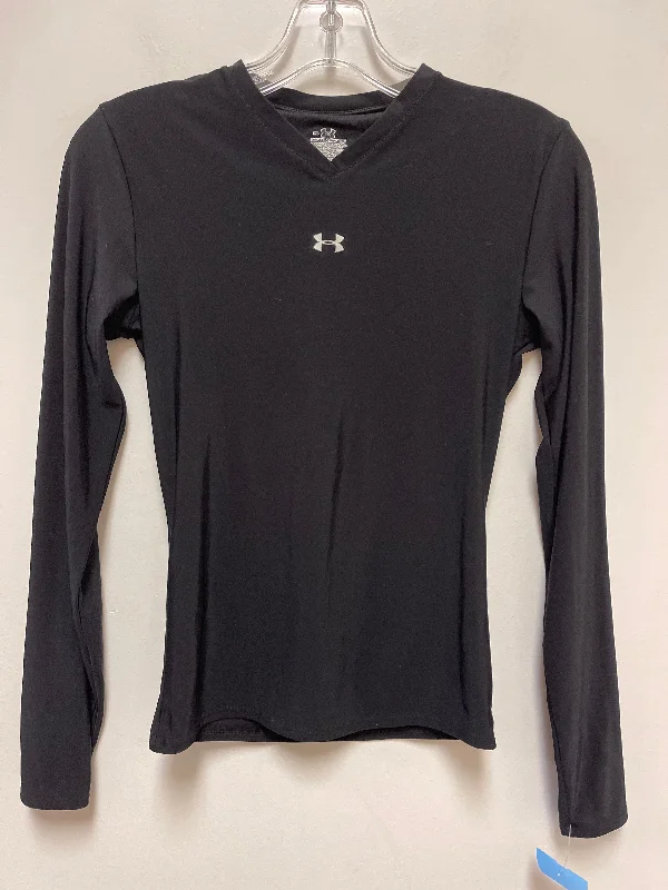 Urban Gear Athletic Top Long Sleeve Crewneck By Under Armour In Black, Size: M