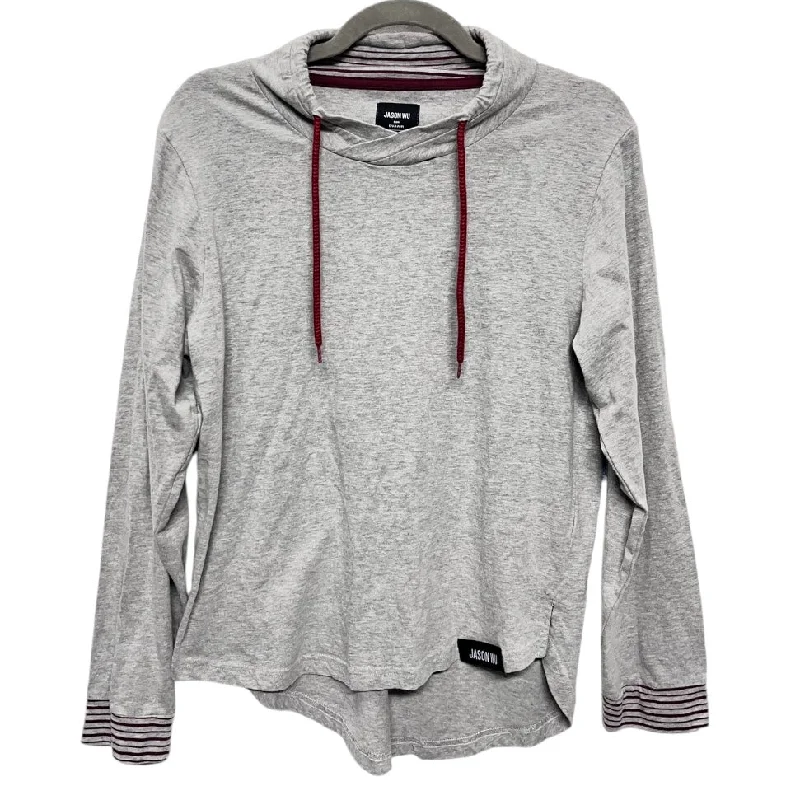 Sports Pants Top Long Sleeve Designer By Jason Wu In Grey, Size: M
