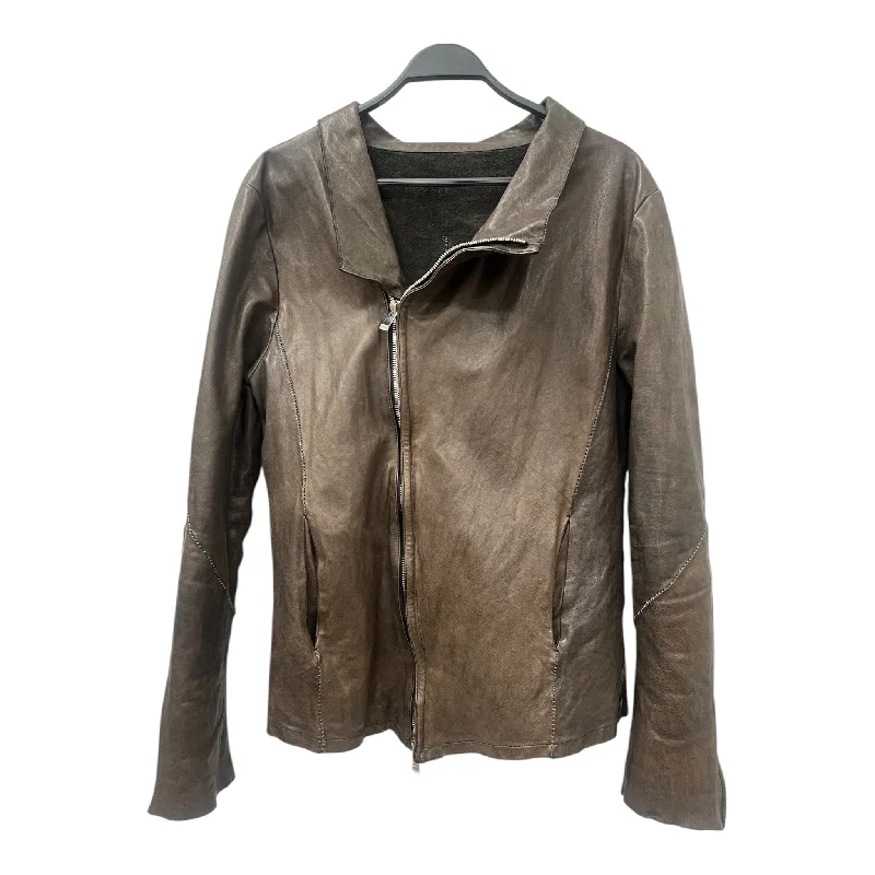 Casual Jackets INCARNATION /Leather Jkt/L/Leather/CML/ASSYMETRICAL CUT