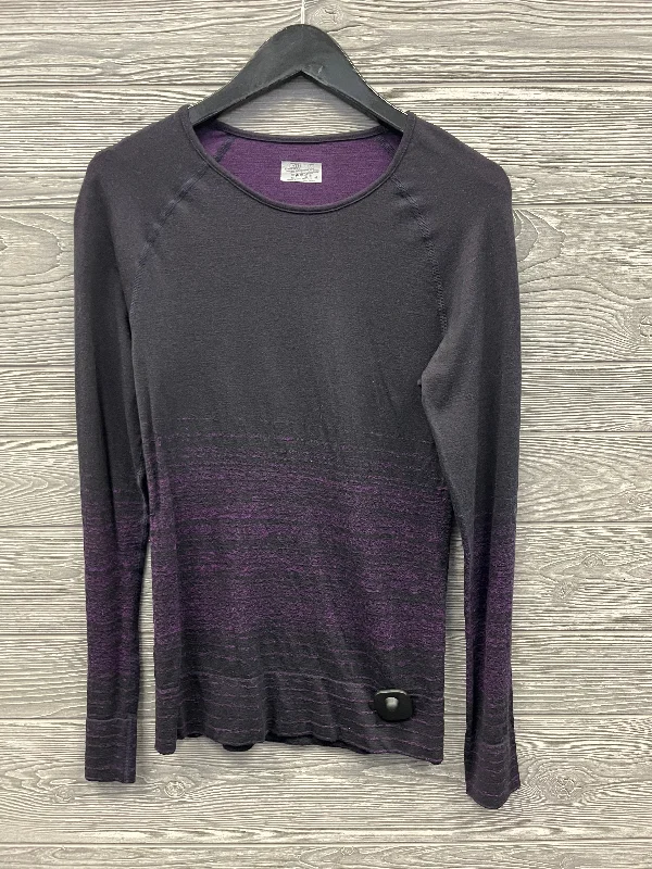 Urban Look Athletic Top Long Sleeve Crewneck By Athleta In Black, Size: M