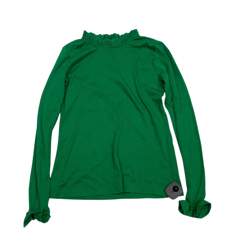 Lounge Wear Top Long Sleeve By Ann Taylor In Green, Size: Xsp