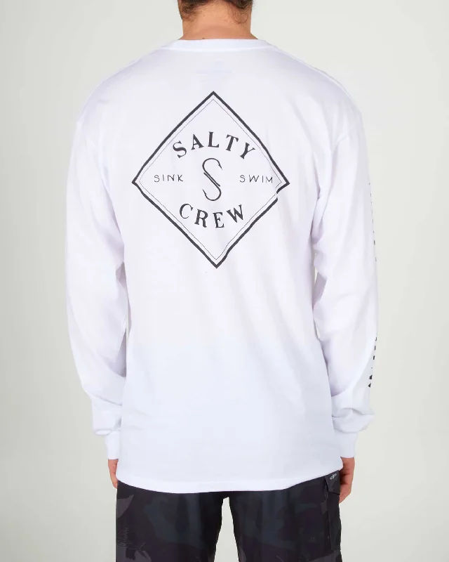 Modern Comfort Tippet Premium L/S Tee - White