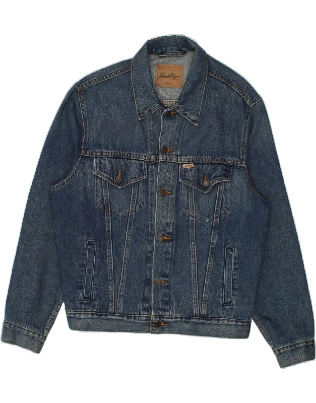 Versatile Outfits LEVI STRAUSS & CO Mens Denim Jacket UK 40 Large Blue Cotton