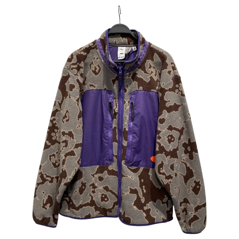 PUMA/PERKS AND MINI/Fleece Jkt/L/MLT/Camouflage/POLAR FLEECE