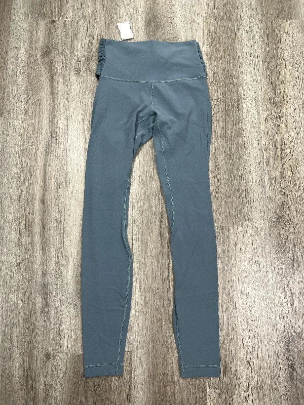 Athletic Leggings By Lululemon In Blue, Size: S