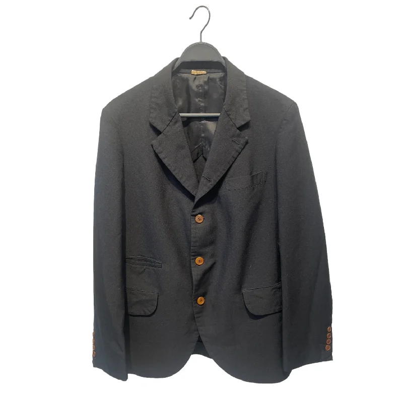 COMME des GARCONS HOMME DEUX/Tailored Jkt/S/Polyester/BLK/DD-J039