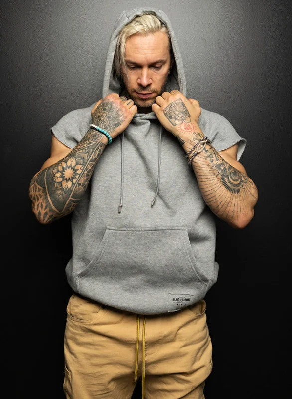 Easygoing Fashion ESSENTIAL SLEEVELESS SWEATSHIRT - GREY