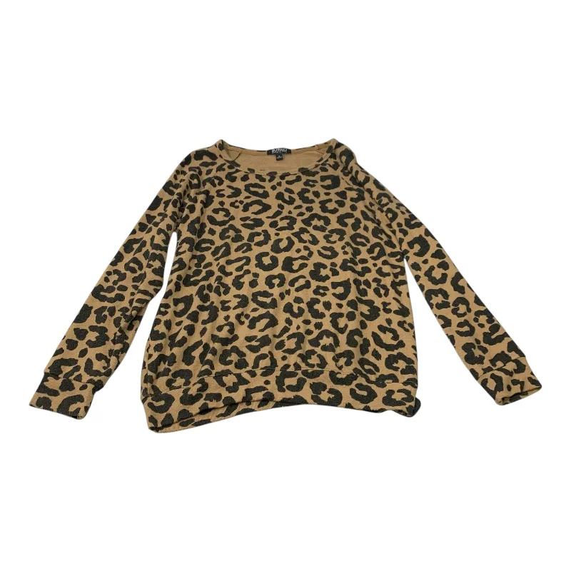 Smart Wear Top Long Sleeve By Buffalo David Bitton In Animal Print, Size: M