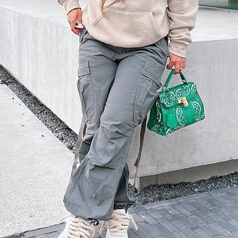 Retro Style Vintage Overalls Loose Jeans Women's Fashion