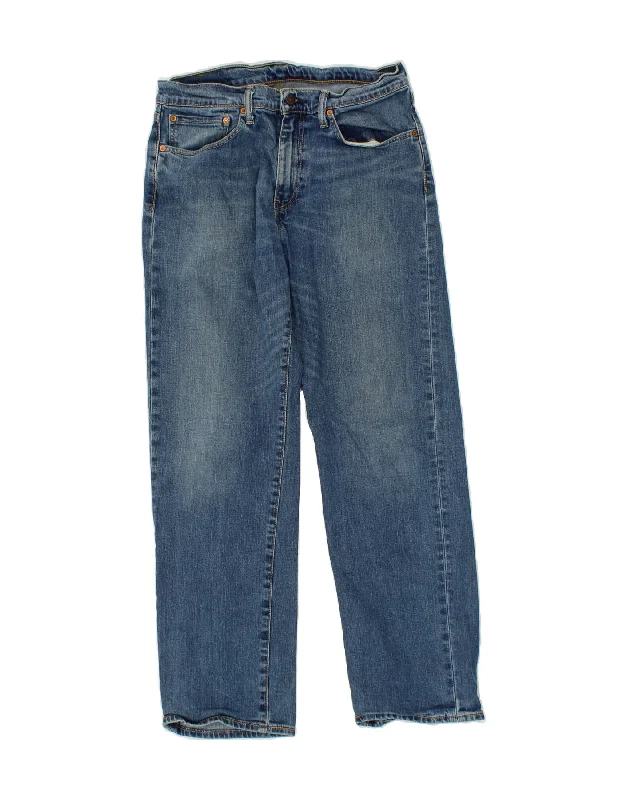 Essential Wardrobe LEVI'S Mens 751 Straight Jeans W32 L30  Blue Cotton