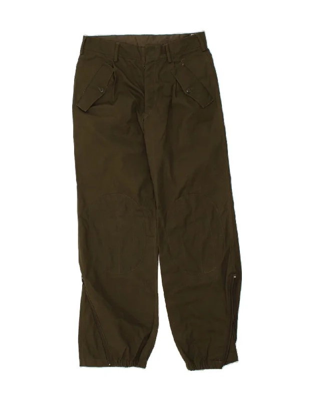 Urban Outfits VINTAGE Mens Military Joggers Cargo Trousers IT 48 Medium W30 L30 Khaki Urban Outfits VINTAGE Mens Military Joggers Cargo Trousers IT 48 Medium W30 L30 Khaki