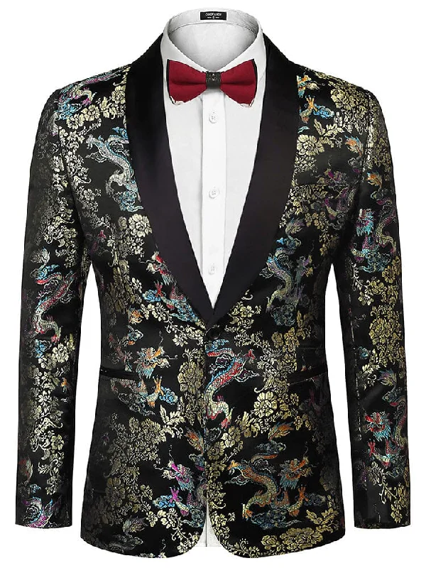 Luxury Floral Embroidered Blazer (US Only)